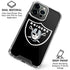 NFL Las Vegas Raiders Large Logo iPhone 16 Pro Clear Case